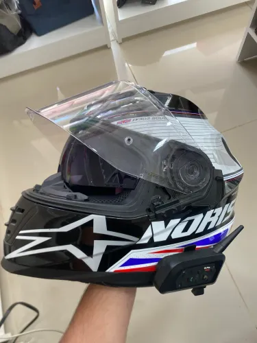 CAPACETE NORISK REINO UNIDO GRAND PRIX EM ÓTIMO ESTADO