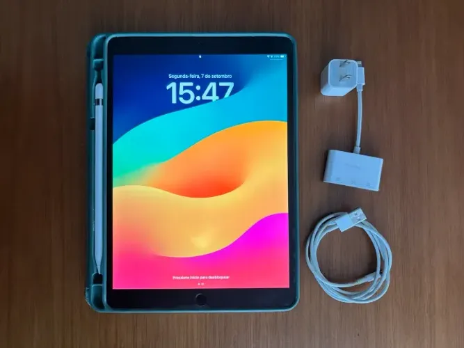 iPad Pro 10,5" 256GB + Apple Pencil 1 + Capa + HUB
