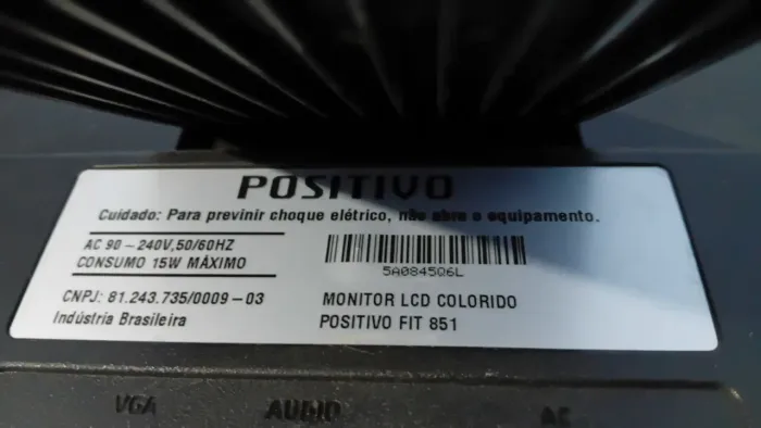 Passo urgente monitor positivo 18.5
