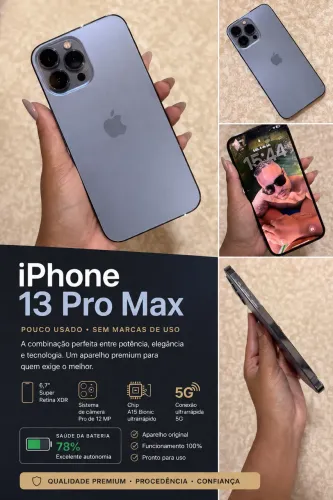 iPhone 13 Pro Max Semi novo