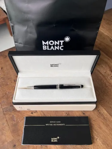 Caneta Montblanc Meisterstück Classique Plat.- Nova Na Caixa