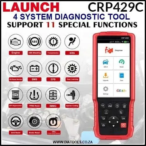 Scanner Launch CRP 429C - Seminovo