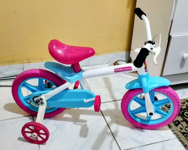 Bicicleta infantil aro 12 barbie