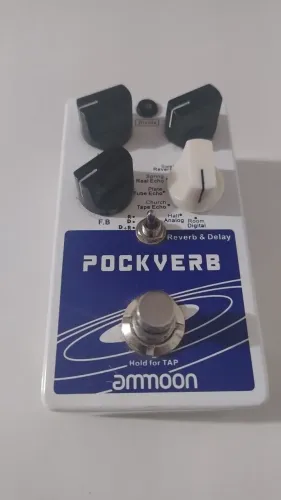 Pedal Ammoon Pockverb Reverb e Delay usado