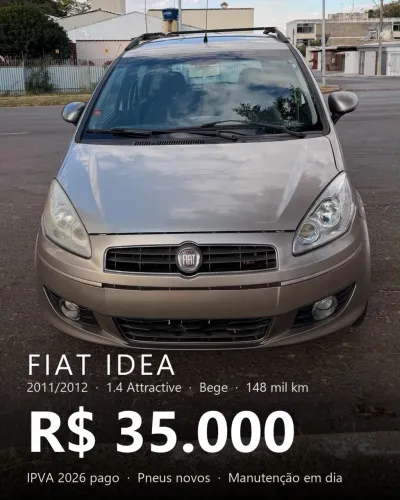 Fiat Idea Attractive 1.4 Fire Flex 8V 5P 2012