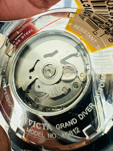 Relógio Automático Invicta Aço Inox vidro Zafira Importado dos EUA