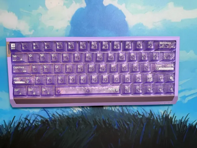(NOVO) Teclados Magnético ATK RS63 AIR Roxo