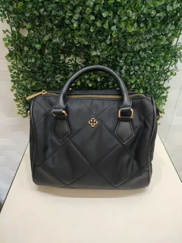 Bolsa baú preta Capodarte