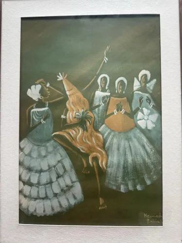 Quadro KENNEDY BAHIA   "BAIANAS com o ORIXÁ OMOLÚ"