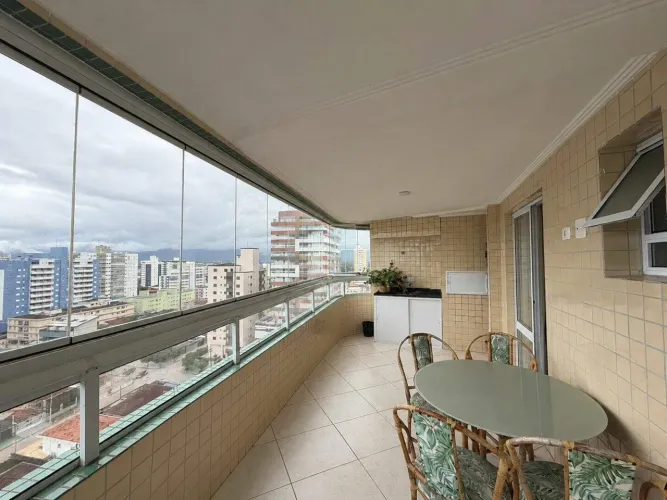 Apartamento com 3 dormitórios à venda, 128 m² por R$ 820.000,00 - Vila Guilhermina - Praia