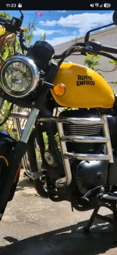 Protetor de Motor Royal Enfield Meteor 350 / Classic 350 - Modelo Air Fly (Mata Cachorro)