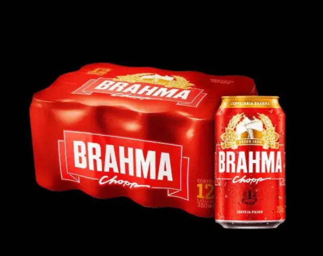 14 latinhas Brama 350 ml GELADO