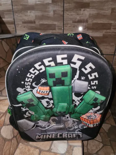Mochila de Rodinhas (Sem Puxador) Minecraft 