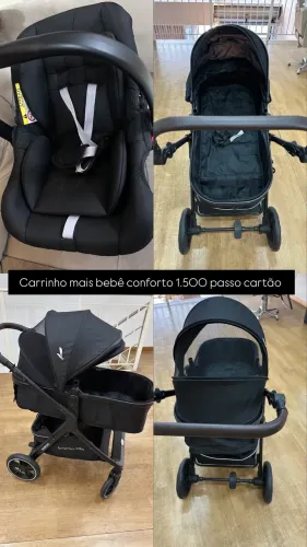 Vendo carrinho mais bebê conforto em ótimo estado de uso.