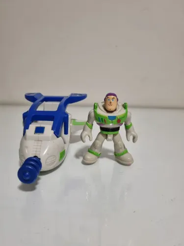 Imaginext Toy Story Boneco Buzz Lightyear + Nave Espacial Espacial / Jato
