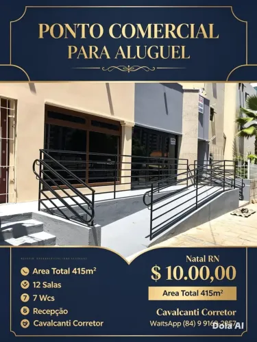 ALUGO EXCELENTE PRÉDIO COMERCIAL C/12 SALAS TIROL - Cavalcanti Corretor CL5787