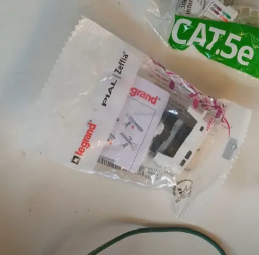 25 peças módulos rj45 legrand pial