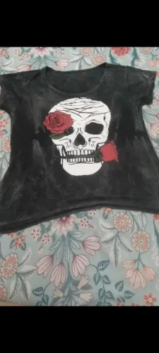 Blusa caveira tamanho G