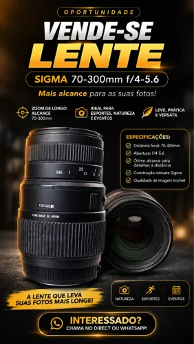 Lente Sigma 70-300