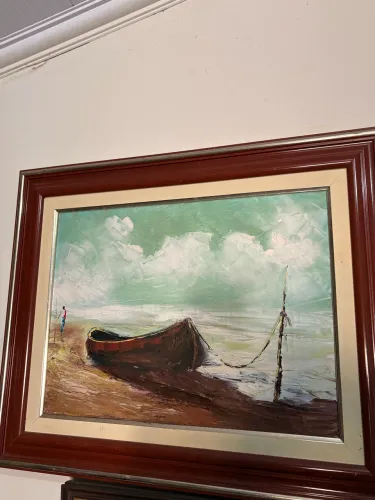Quadro em pintura a óleo
