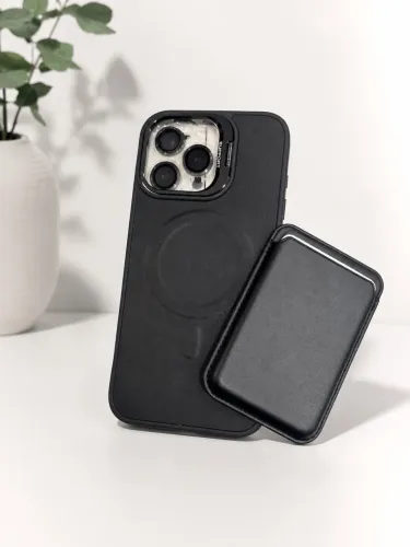Capa iPhone 16/16 pro Max estilo couro