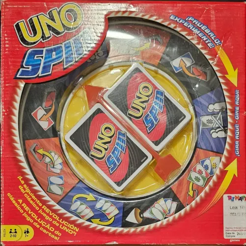 UNO Spin Mattel - Nunca usado
