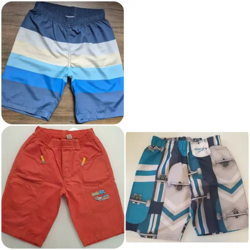 Kit 3 bermudas da Alphabeto e Kylyn - 6 anos