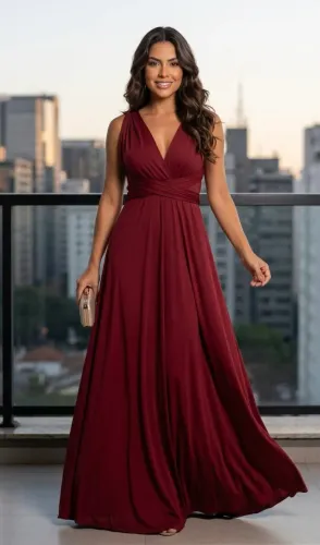 Vestido Longo de casamento ou Formatura Elegante Confortável