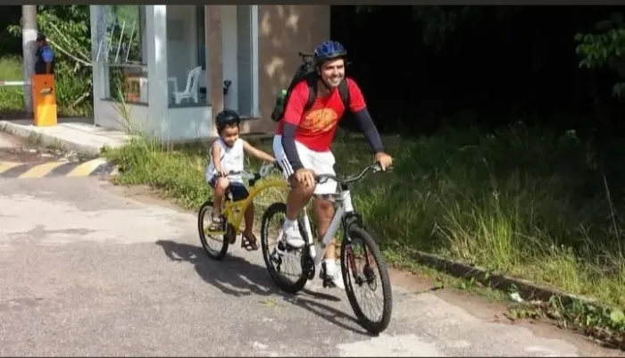 Quadro de bicicleta acoplavel infantil ALUMINIO