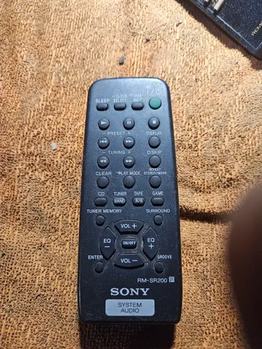 Controle remoto audio system Sony RM SR200