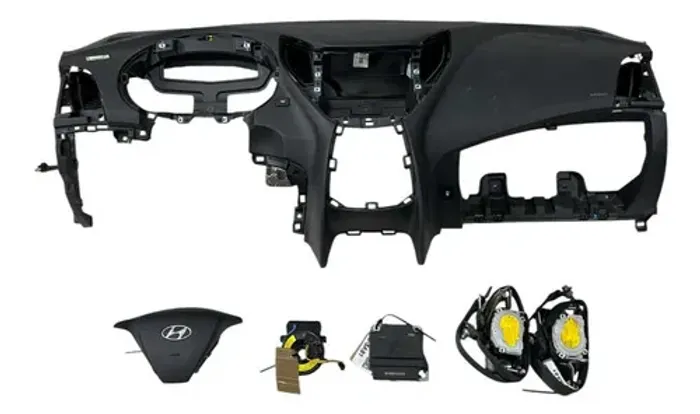 Kit Air Bag Hyundai Hb20 2014 Automático Preto