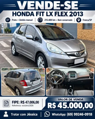 Honda Fit LX 1.4/ 1.4 Flex 8v/16v 5P Mec. 2013