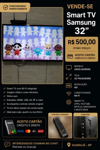 Tv Samsung 32 polegadas ( smart )