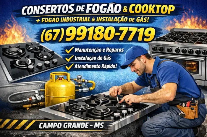 Conserto de fogão em domicílio