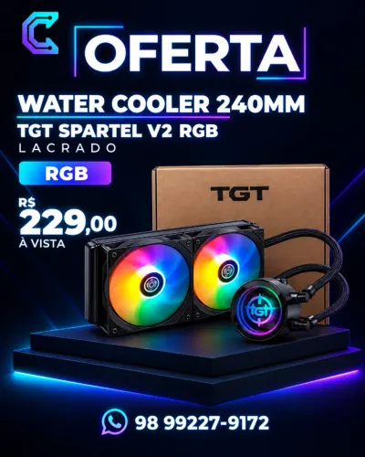 Water Cooler 240mm TGT SPARTEL V2 RGB [LACRADO]