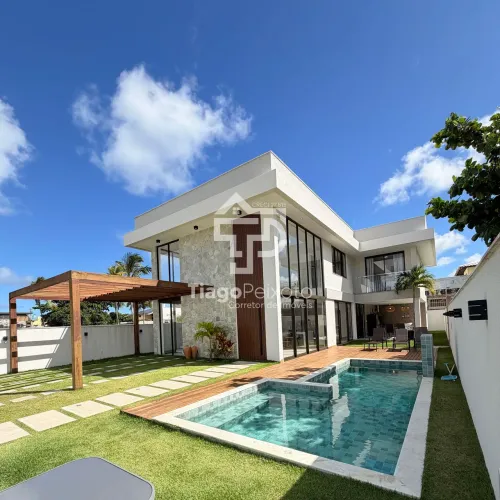 Canto do Mar Privilege, Condomínio Paraíso Guarajuba - Casa a Venda no Condomínio Canto do