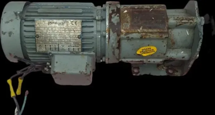 MOTOREDUTOR TRIFÁSICOB56 1640RPM 1/6CV METALCORTE
