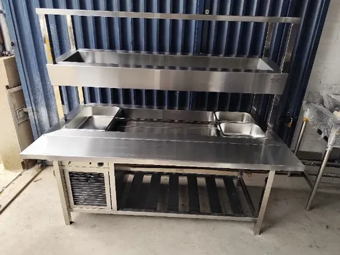 Buffet pista fria inox 10 GNS industrial