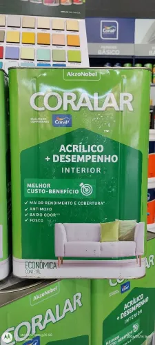 Tinta Coralar fosco 18L branco