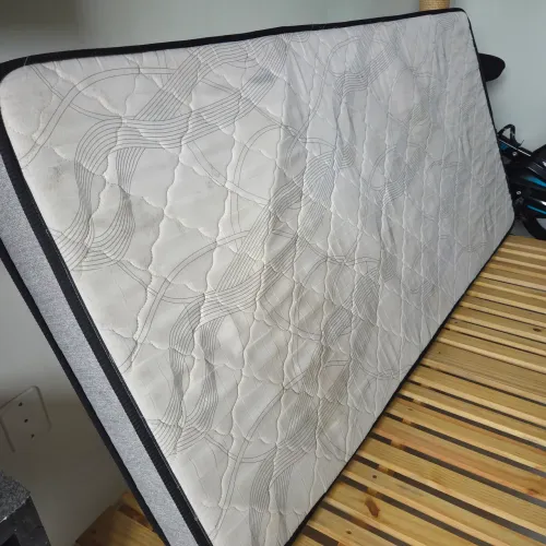 Colchão D33 solteirão com capa sueder 