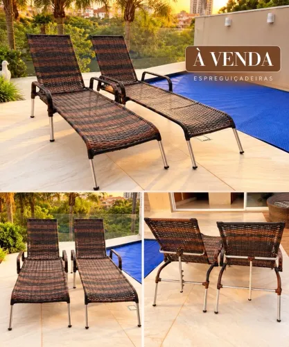 Espreguiçadeira para piscina