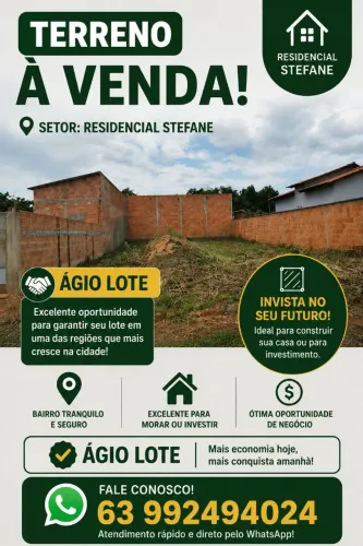 ÁGIO DE LOTE À VENDA - APROVEITE A OPORTUNIDADE!