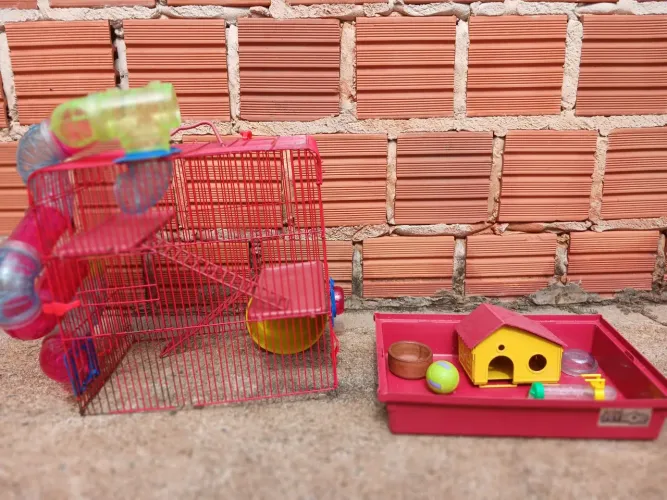 Vendo gaiola para hamster