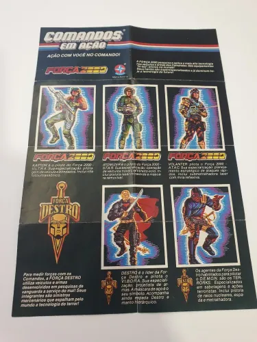 Mini folder comandos em ação gi joe força