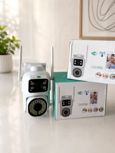 CÂMERA DE SEGURANÇA COIBEU SMART WIFI 360 GRAUS IP VISÃO NOTURNA DETECÇÃO DE MOVIMENTO 