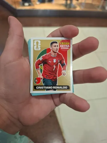 Figurinha Legend Ouro Cristiano Ronaldo CR7