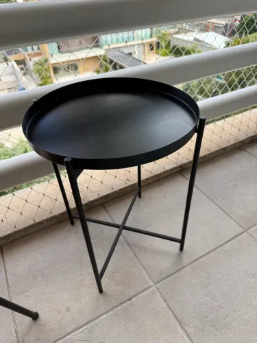 mesa de centro canto redonda