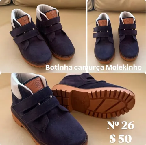 Botinha camurça da Molekinho Nº 26