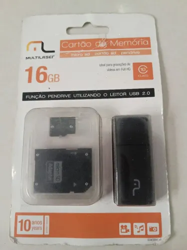Cartão Multilaser 16 GB 