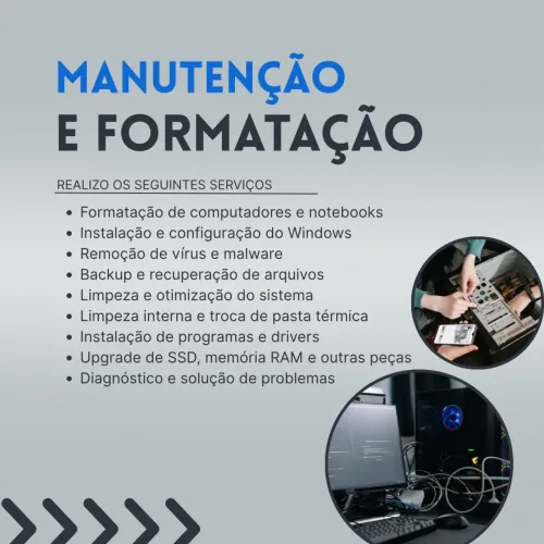 Formatação e Manutenção 60 Reais